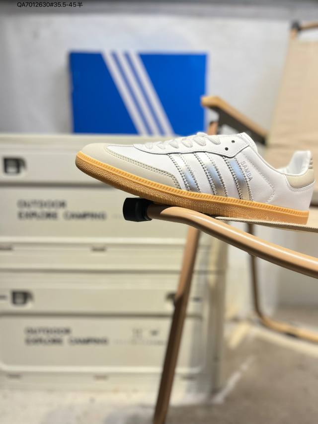 Adidas Originals Wb Pony Tonal Samba Og 桑巴舞系列绅士德训足球风百搭低帮休闲运动板鞋Ji2725 Qa7012630#3