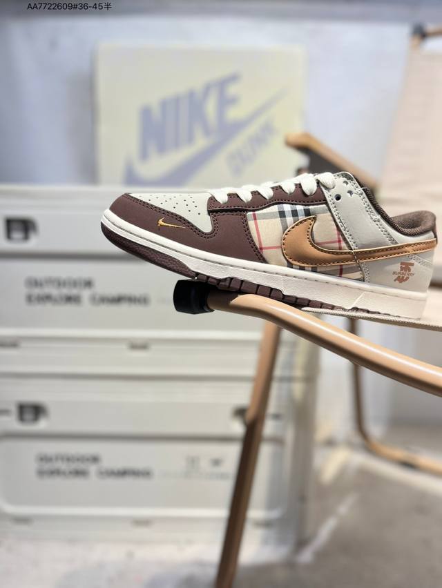 Nike Sb Dunk Low 大厂出品 极力推荐 新配色原装头层材料 独家版型蒸餾加工帶來的是更好的视觉和脚感体验大厂纯原品质出货 清洁度 电绣工艺 皮料切