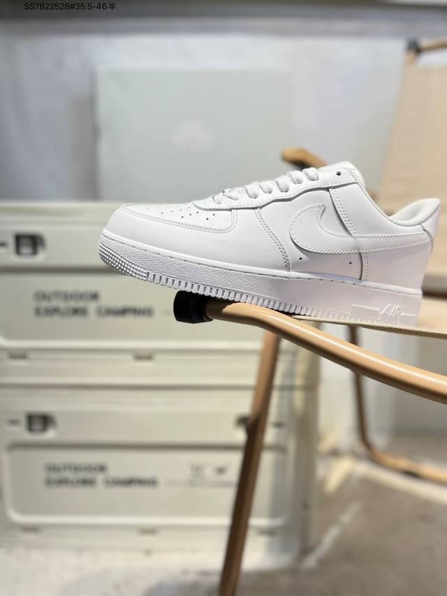 抄底价 福利特价上线完美清洁度 性价比超高 Nk Air Force 1′07 Low 空军一号低帮百搭休闲运动板鞋 柔软、弹性十足的缓震性能和出色的中底设计