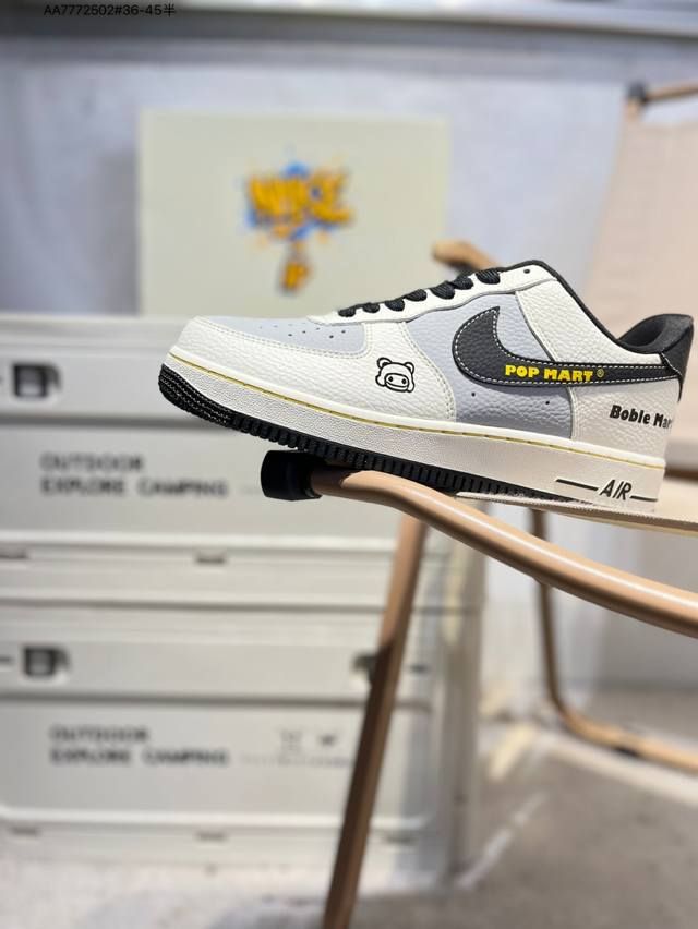 Nk Air Force 1'07 Low 空军一号低帮休闲板鞋 #定制皮料 原楦原纸板 纯正空军版型 高清洁度 内置全掌气垫Sc0601 Aa777 2#36