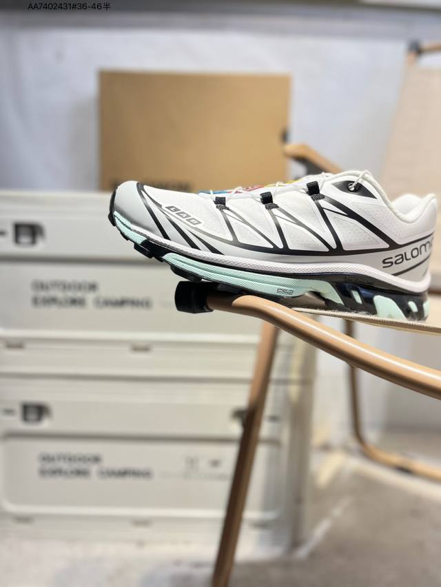 Salomon Xa Pro Xt-6 Expanse 萨洛蒙户外越野跑鞋 鞋面采用Sensifit贴合技术 全方位贴合包裹脚型 鞋跟部鞋底牵引设计 提供强大的