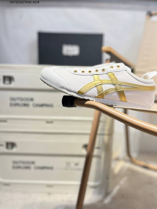 Onitsuka Tiger Mexico 66 鬼冢虎帆布 墨西哥升级版系列低帮复古经典虎爪百搭休闲皮革慢跑鞋1183A962 Ds7322427#36-45