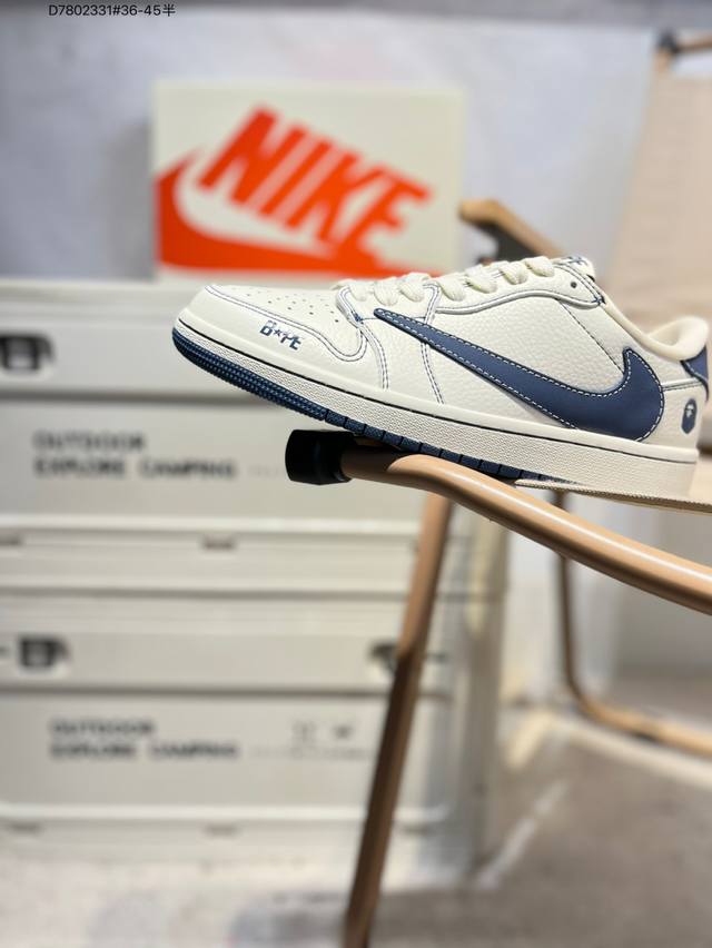 淡季工厂P清仓特价 公司级头层皮乔丹Air Jordan 1 Low Aj1低帮系列篮球鞋 官方同步配色 原装级产物 #拒绝公底 立体鞋型 细节完美 高清洁度C