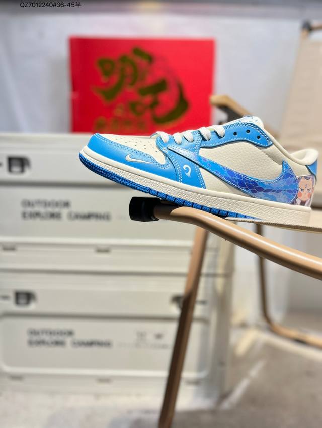 乔丹Air Jordan 1 Low Aj1低帮系列篮球鞋 官方同步配色 原装级产物 #拒绝公底 立体鞋型 细节完美 高清洁度Xs2025 Qz7012240#