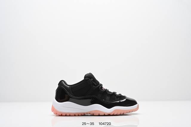 乔丹Air Jordan 11 Retro Aj11 乔11运动复古文化休闲童鞋低帮运动篮球鞋 货号：Fv5104码数：25 26 27 28 29 30 31