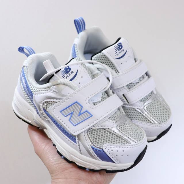 Nb530 大魔术贴版童鞋26-37整个鞋子都采用网面拼接的设计很透气不闷脚真香超轻复古 超级韩范的风格重点是超轻不累脚不焐脚脚感超好