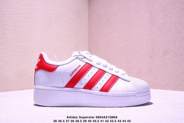 阿迪达斯 Adidas三叶草 Originals Superstar Xlg 贝壳头系列低帮经典百搭休闲运动板鞋 货号 ：Id6251 尺码:如图 Xm0804