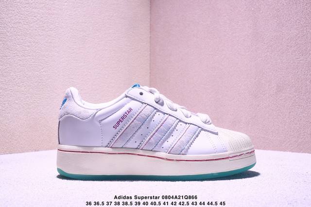 Adidas Originals Superstar Xlg 阮菲菲联名款 三叶草 Cny 平台特供 原厂Sd皮 纯原 Ad Originals Superst