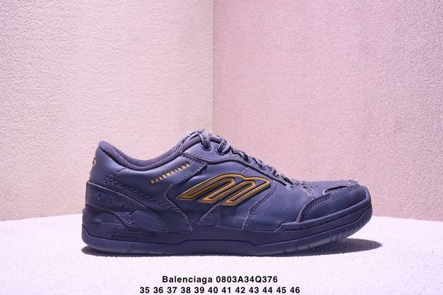 公司级Balenciaga Hamptons Worn Out 巴黎世家十八代潮流复古休闲鞋 841763 Wcurb1000 #全新磨具开模 原版原装大盒 还