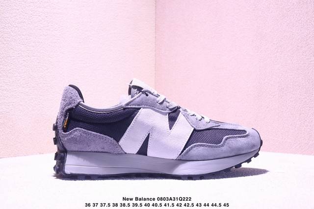 New Balance Nb 327 舒适百搭简约 低帮 休闲城市通勤越野跑步鞋 男女同款 棕色 Xm0803Q222