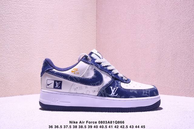 耐克Nike Air Force 1 Low 空军一号低帮百搭休闲运动板鞋。柔软、弹性十足的缓震性能和出色的中底设计，横跨复古与现代的外型结合，造就出风靡全球三