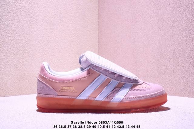 Bad Bunny X Adidas Originals Gazelle Indoor 三叶草休闲防滑耐磨低帮板鞋 Js5050 尺码：36-45 半 。 Xm