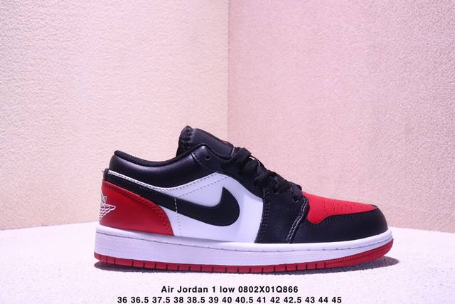 耐克Nike Air Jordan 1 Low Aj1乔丹一代中帮经典复古文化休闲运动篮球鞋 货号:Da555 01 尺码:36 ～45 Xm0802Q866