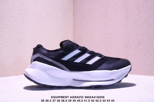 公司级Adidas Equipment Agravic 舒适百搭防滑耐磨 阿迪达斯 低帮跑步鞋 货号:Jh6 尺码:看图所示 Xm0802Q050