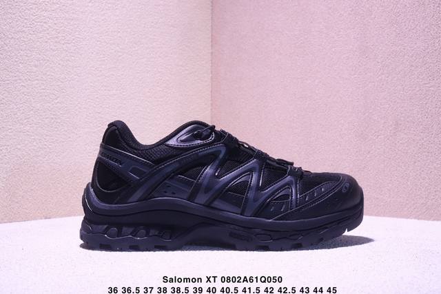公司级法国户外品牌-萨洛蒙 Salomon Xt-Quest Adv Xt 3D探索者系列 潮流越野机能户外休闲运动跑步鞋 采用透气网布与防护皮革组合鞋面材质