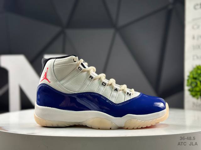 Air Jordan 11 Retro Rare Air Aj11 乔11皇家蓝 真标真碳 高帮篮球鞋 货号：Ih0296- 尺码：如图所示 Atc Jla