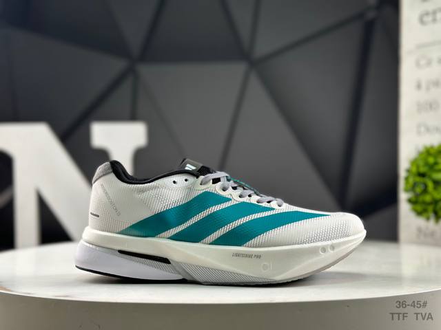 阿迪达斯 Adidas Adizero Boston 13 轻盈跑鞋 超轻发泡底 缓震透气跑步鞋 货号；Jr4791 尺码：36-45 半 Ttf Tva