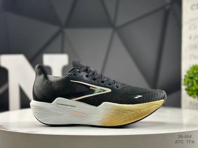 布鲁克斯 Brooks Hypefion Max 2 布鲁克斯 男子缓震马拉松慢跑鞋 #广东超临界大底 原楦原纸板 客供原厂材料开发 极致一眼正品既视感 细节如