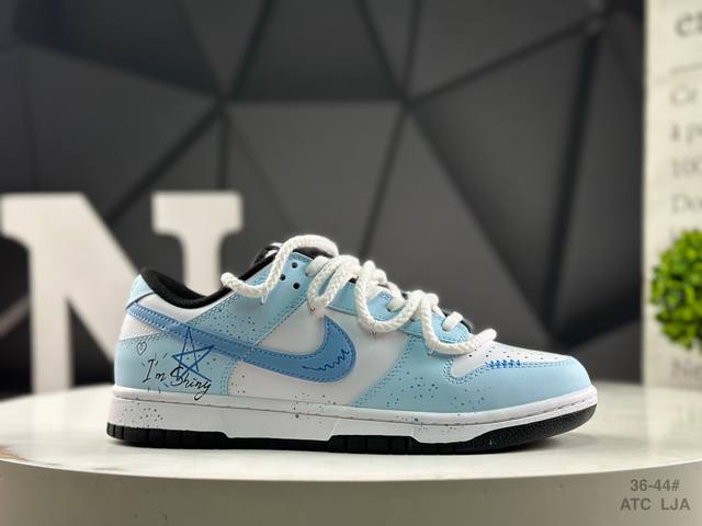 公司级带半码 耐克 Nike Dunk Low 绑带 扣篮系列复古低帮休闲运动滑板板鞋。采用脚感柔软舒适Zoomair气垫，有效吸收滑板等极限运动在落地时带来的