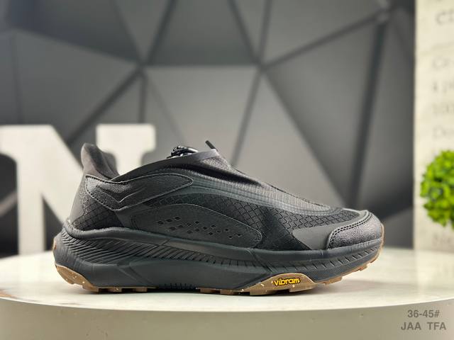 Hoka One One Project Transport 舒适 防滑耐磨 低帮 生活休闲鞋 货号:1162850 Crbn 尺码:36 36.5 37.5