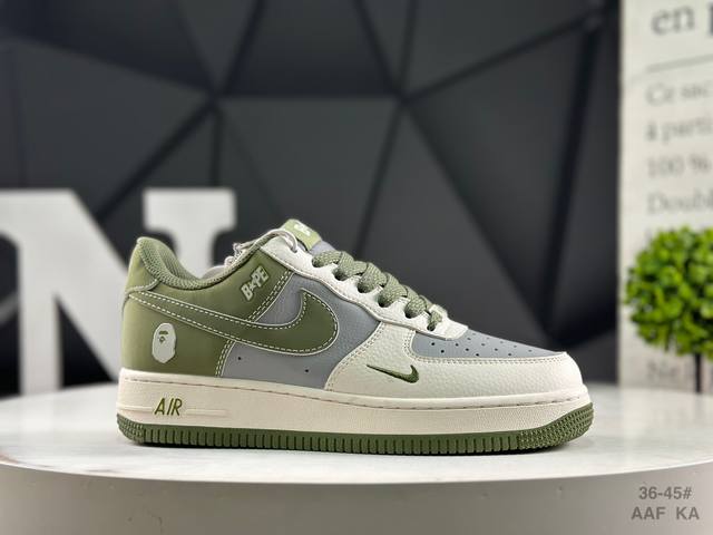 福利特价 耐克 Nk Air Force 7 Low 空军一号低帮休闲板鞋 货号：Bb9599-205 #原楦头原纸板 原装鞋盒 定制五金配件 内置全掌气垫 原