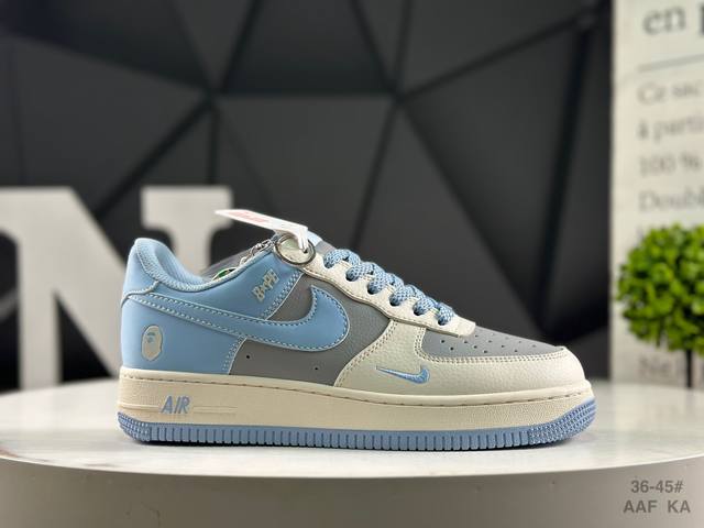 福利特价 耐克 Nk Air Force 7 Low 空军一号低帮休闲板鞋 货号：Bb9599-204 #原楦头原纸板 原装鞋盒 定制五金配件 内置全掌气垫 原