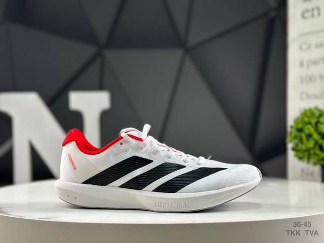 阿迪达斯 Adidas Adizerobk 马拉松飞线贾卡轻质透气休闲运动跑步鞋 货号:Jp8490 尺码:36 36.5 37 38 38.5 39 40 4
