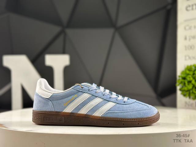 阿迪达斯 Adidas Samba Og 桑巴德迅板鞋立体Samba烫金Logo 区别市场一切版本 针车走线 冲孔均为最高标准打造 后跟港宝材料定型 反口弧度完