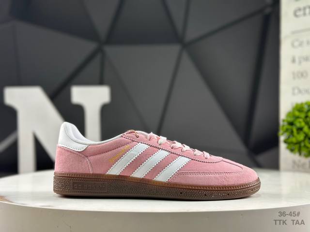 阿迪达斯 Adidas Samba Og 桑巴德迅板鞋立体Samba烫金Logo 区别市场一切版本 针车走线 冲孔均为最高标准打造 后跟港宝材料定型 反口弧度完