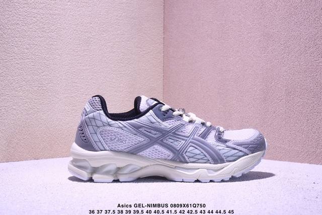 Asics 亚瑟士 Gel-Nimbus 10.1男女鞋真标半码制，采用环保太空合成革配合透气网眼布鞋面材质，中底3D可视Gel缓震胶效果，升级Eva全新缓震中