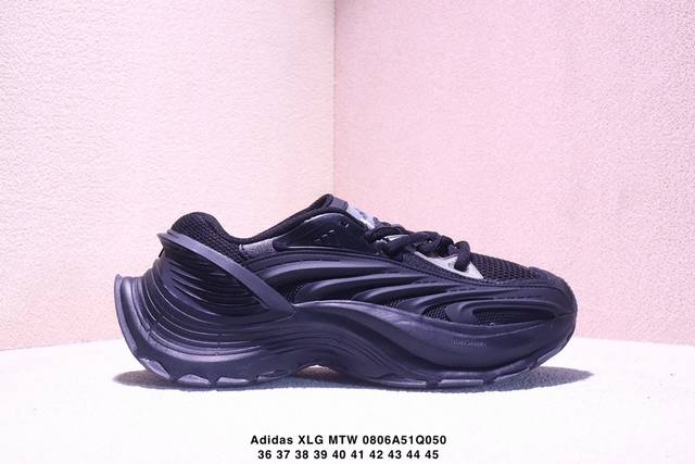 真标Adidas Xlg Mtw系列 舒适防滑透气 低帮 阿迪达斯 休闲跑步鞋 鞋面是透气网面和皮革拼接 脚感轻盈 不闷汗 每次穿着跑步都感觉脚底在自由呼吸 鞋