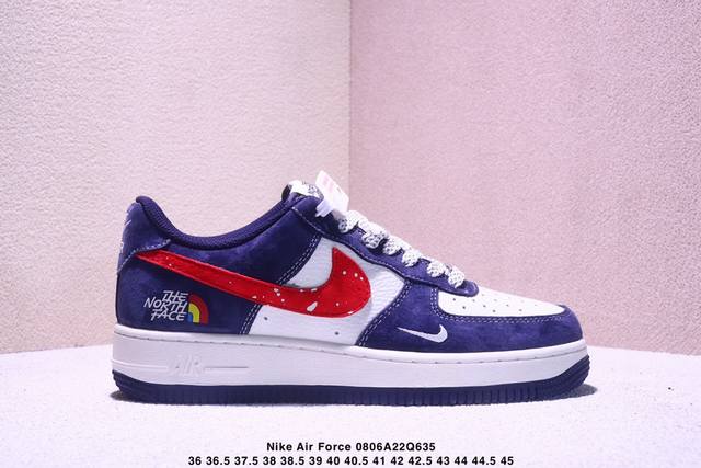 海外爆款限量发售！公司级Nike Air Force 1 '07 Low “迪奥联名 涂鸦米酒红勾”空军一号 低帮 运动鞋 休闲鞋 折边针车 工艺难度大 原楦头