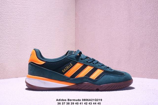 阿迪达斯 Adidas Originals Bermuda 时尚复古 耐磨轻便 低帮板鞋 Xm0806Q219
