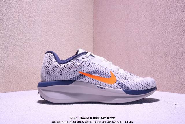 Nike Quest 6 舒适百搭减震回弹 低帮 休闲训练城市通勤跑步鞋 男女同款 Xm0805Q222