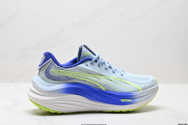 公司级Puma Deviate Nitro 彪马 缓震训练跑鞋透气 舒适防滑耐磨 低帮 休闲跑步鞋 货号:310089-02 尺码:36 37 37.5 38