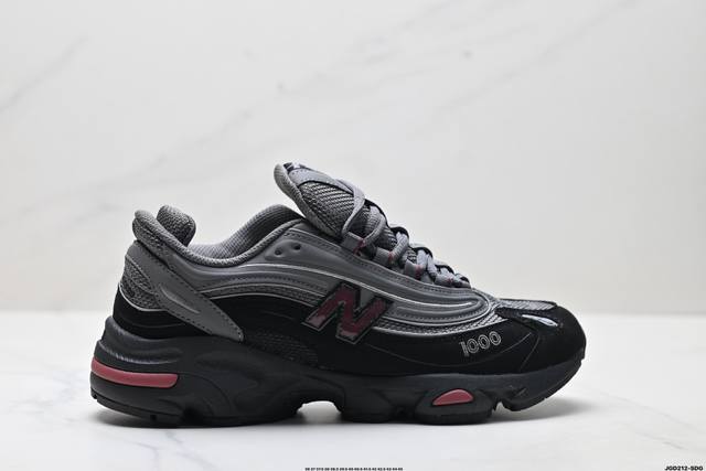 公司级新百伦New Balance 1000 系列低帮复古老爹风休闲运动跑步鞋 New Balance 在不同配色上其鞋面材质呈现不同感觉 无论是运动风抑或是高