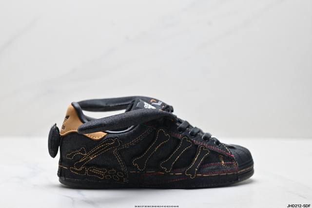 公司级Sean Wotherspoon X Melting Sadness X Adidas Originals Superstar 低帮 板鞋 联名款男女同款