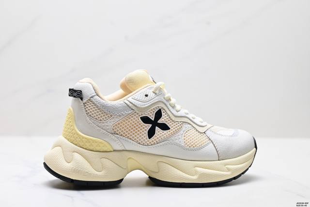 公司级Smfk Compass Wave 复古慢跑 低帮老爹鞋 尺码:35-40 Id:Jkd538-Sdf