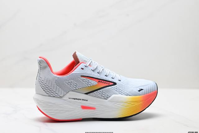 公司级Brooks布鲁克斯Hyperion Max 2 烈风2 减震竞速马拉松专业跑鞋 货号:110434 1B 443 尺码:36 36.5 37.5 38
