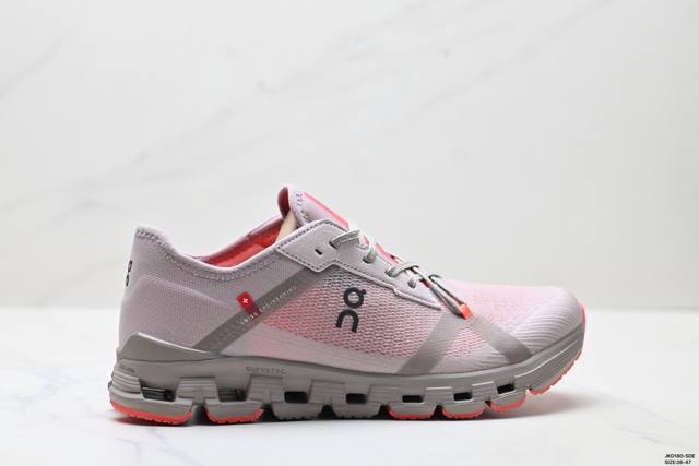 公司级On昂跑 Running Cloud X 4克劳德X系列低帮轻量舒适多功能休闲运动鞋 采用工程飞织网布组合再生聚酯纤维鞋面材质搭载独家隐藏速度中板 镂空C