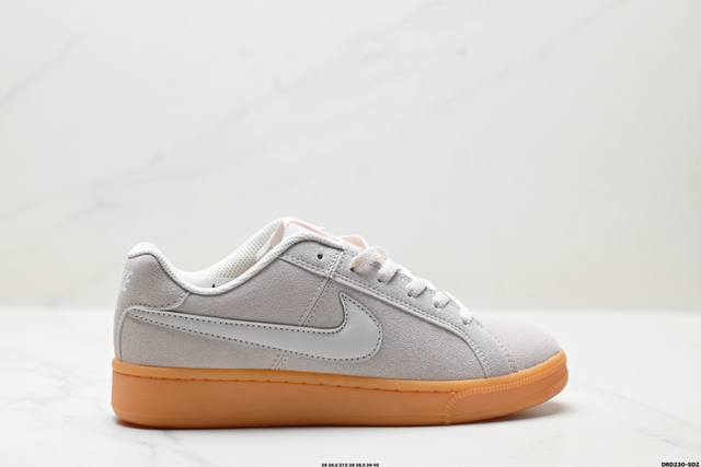 真标耐克Nike Court Royale 运动鞋低帮小白鞋轻便休闲鞋板鞋 货号:Cj9263-101 Size:36 36.5 37.5 38 38.5 39