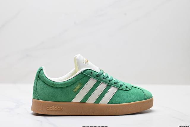 真标Adidas Neo Vl Court 百搭单品 绒面麂皮防滑耐磨轻便低帮板鞋 货号:Jh5077 尺码:36 36.5 37 38 38.5 39 40
