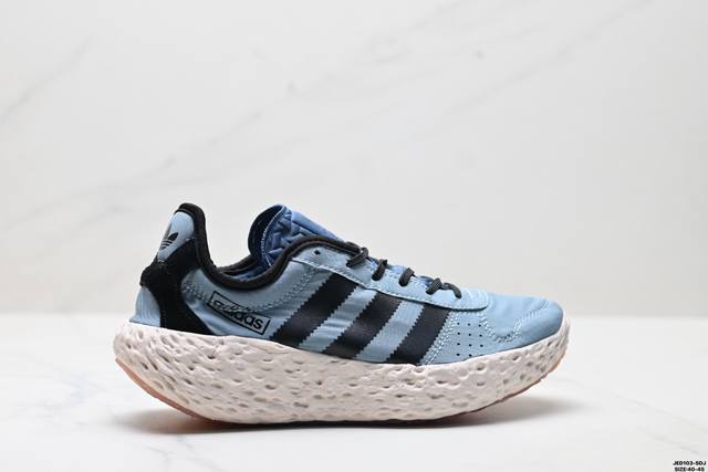 公司级Adidas Originals Zponge 阿迪达斯 舒适百搭耐磨减震包裹性 低帮休闲城市通勤跑步鞋 货号:Ih0977 尺码:40-45 Id:Je