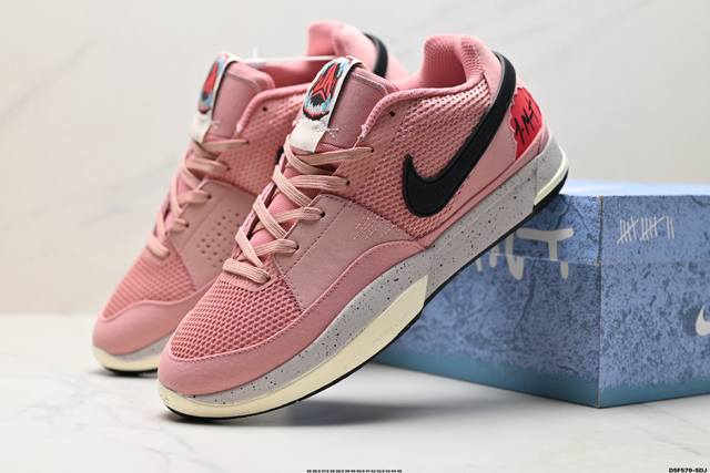 真标Nike Ja 1 莫兰特1代 耐克时尚百搭 耐磨透气 低帮篮球鞋 货号:Fq4796-800 尺码:36 36.5 37.5 38 38.5 39 40