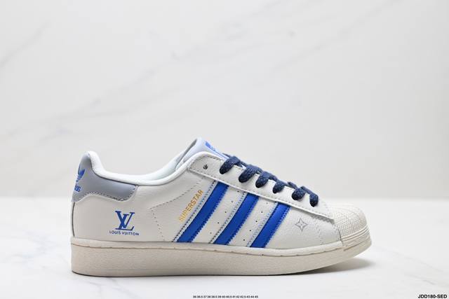 公司级Adidas Originals Superstar 阿迪达斯 三叶草 贝壳头’Diy’系列低帮经典百搭休闲运动板鞋 货号:Bz6522 尺码:36 36
