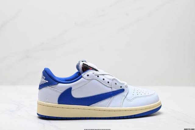 真标Nike Air Jordan 1 X Travis Scott Aj1倒勾 乔一倒钩 耐克 低帮文化篮球鞋 货号:Dm7866-104 尺码:36 36.