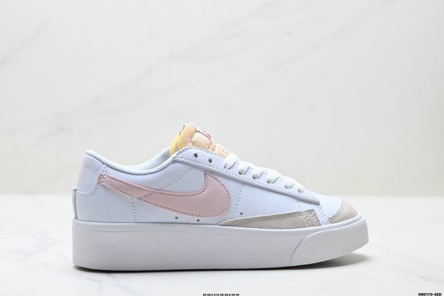 真标Nike Blazer Low‘77 Jumbo 耐克 经典百搭低帮开拓者休闲运动板鞋 货号:Dj0292-103 尺码:36 36.5 37.5 38 3
