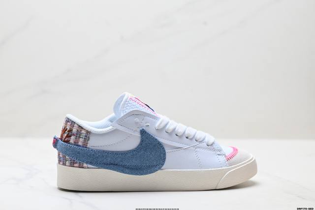 真标Nike Blazer Low‘77 Jumbo 耐克 经典百搭低帮开拓者休闲运动板鞋 货号:Fj7741-141 尺码:36 36.5 37.5 38 3