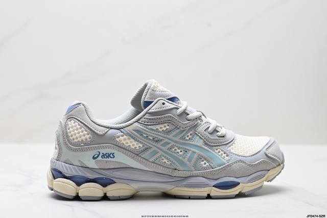 公司级Asics Gel-Nyc 亚瑟士 透气网眼鞋面 配合部分合成革材质 采用全新Ahar+橡胶材质 更加耐磨 货号:1203A372-600 尺码:36 3