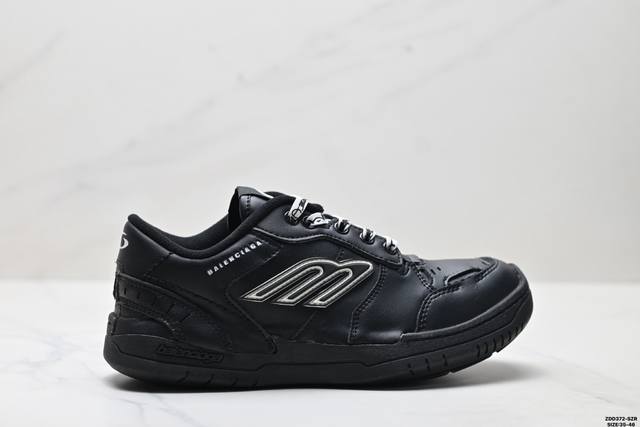 公司级Balenciaga巴黎世家 Hamptons Worn-Out 圆头系带做旧低帮板鞋 货号:841763 Wcurb 1000 尺码:35-46 Id: